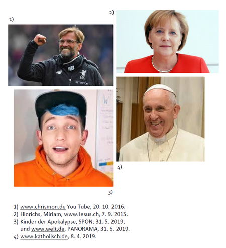 Bilder unserer vier Promis